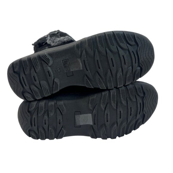 Spring Step Womens Achieve Black Suede Boots Size 39 Faux Fur SOLD OUT! - Picture 7 of 10